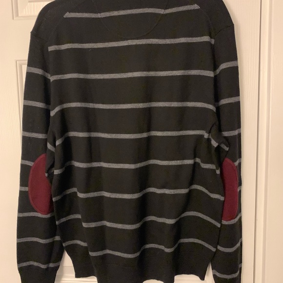 NWT - Club Room Merino Wool Striped Sweater - Picture 2 of 4